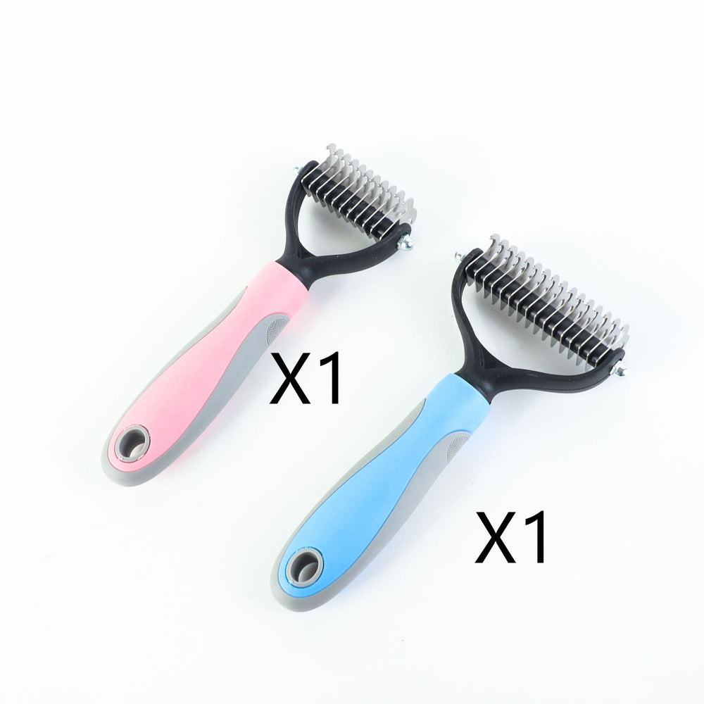 Stainless Double-sided Pet Brush Hair Removal Comb Grooming Dematting Dog Grooming Shedding Tools EX-STOCK Canada