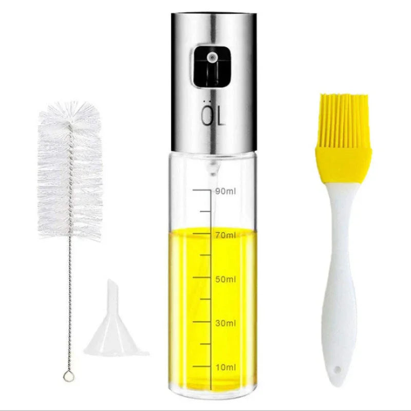 Stainless Steel Grill Kitchen Cooking Oil Spray Bottle With Scale EX-STOCK Canada