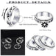 Stainless Steel Rotatable Elegant & Relieve Anxiety Rings - EX-STOCK Canada