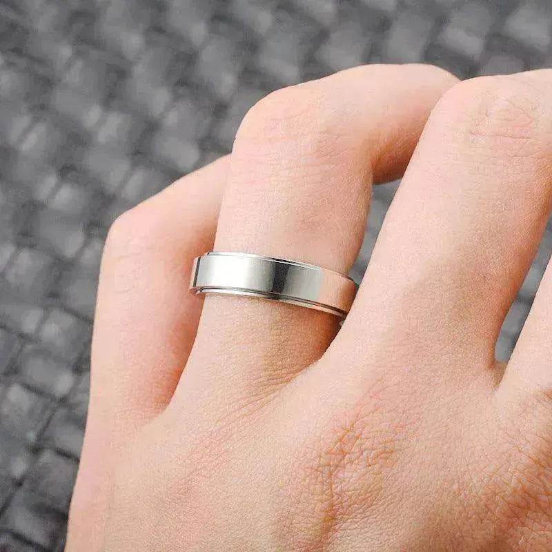 Stainless Steel Rotatable Elegant & Relieve Anxiety Rings - EX-STOCK Canada