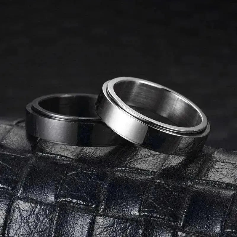 Edelstahl Drehbare Elegante & Angstlindernde Ringe - EX-STOCK CANADA