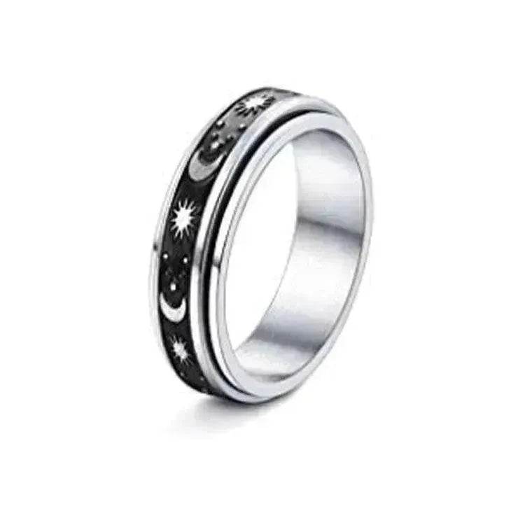 Stainless Steel Rotatable Elegant & Relieve Anxiety Rings - EX-STOCK Canada