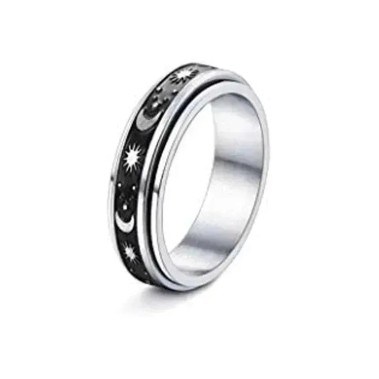 Edelstahl Drehbare Elegante & Angstlindernde Ringe - EX-STOCK CANADA