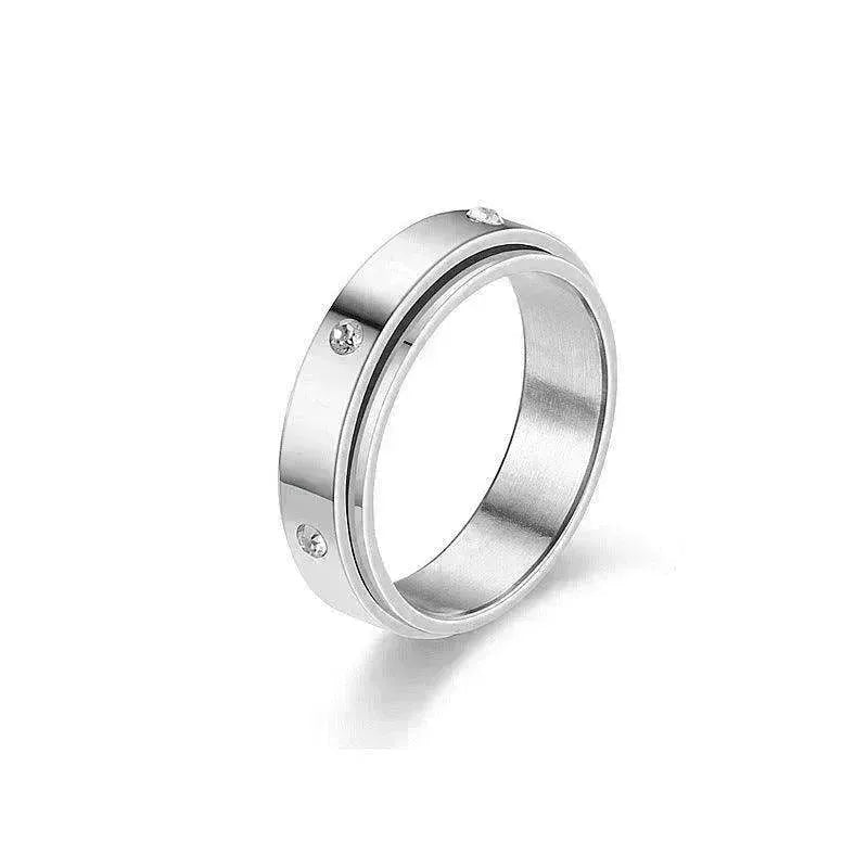 Edelstahl Drehbare Elegante & Angstlindernde Ringe - EX-STOCK CANADA