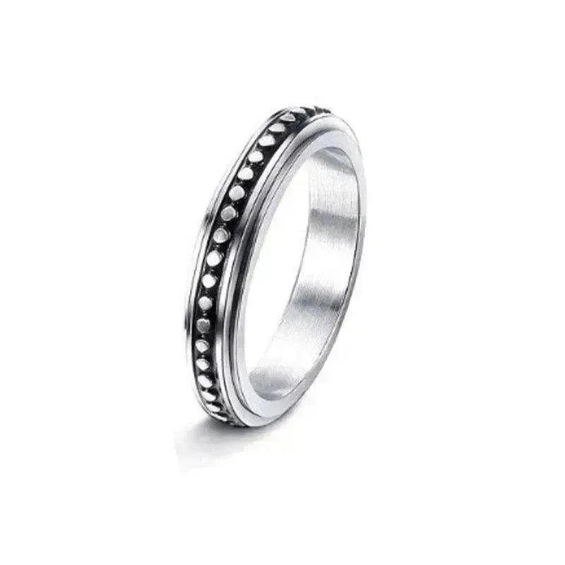 Edelstahl Drehbare Elegante & Angstlindernde Ringe - EX-STOCK CANADA