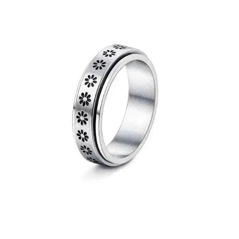 Edelstahl Drehbare Elegante & Angstlindernde Ringe - EX-STOCK CANADA