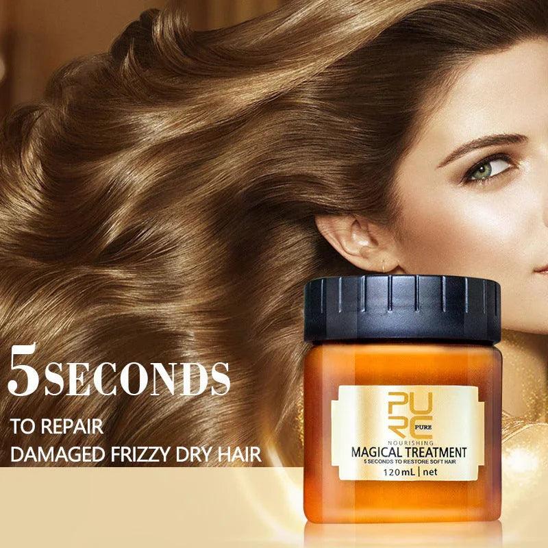 Masque capillaire réparateur profond conditionneur multifonctionnel sans vapeurEX-STOCK Canada