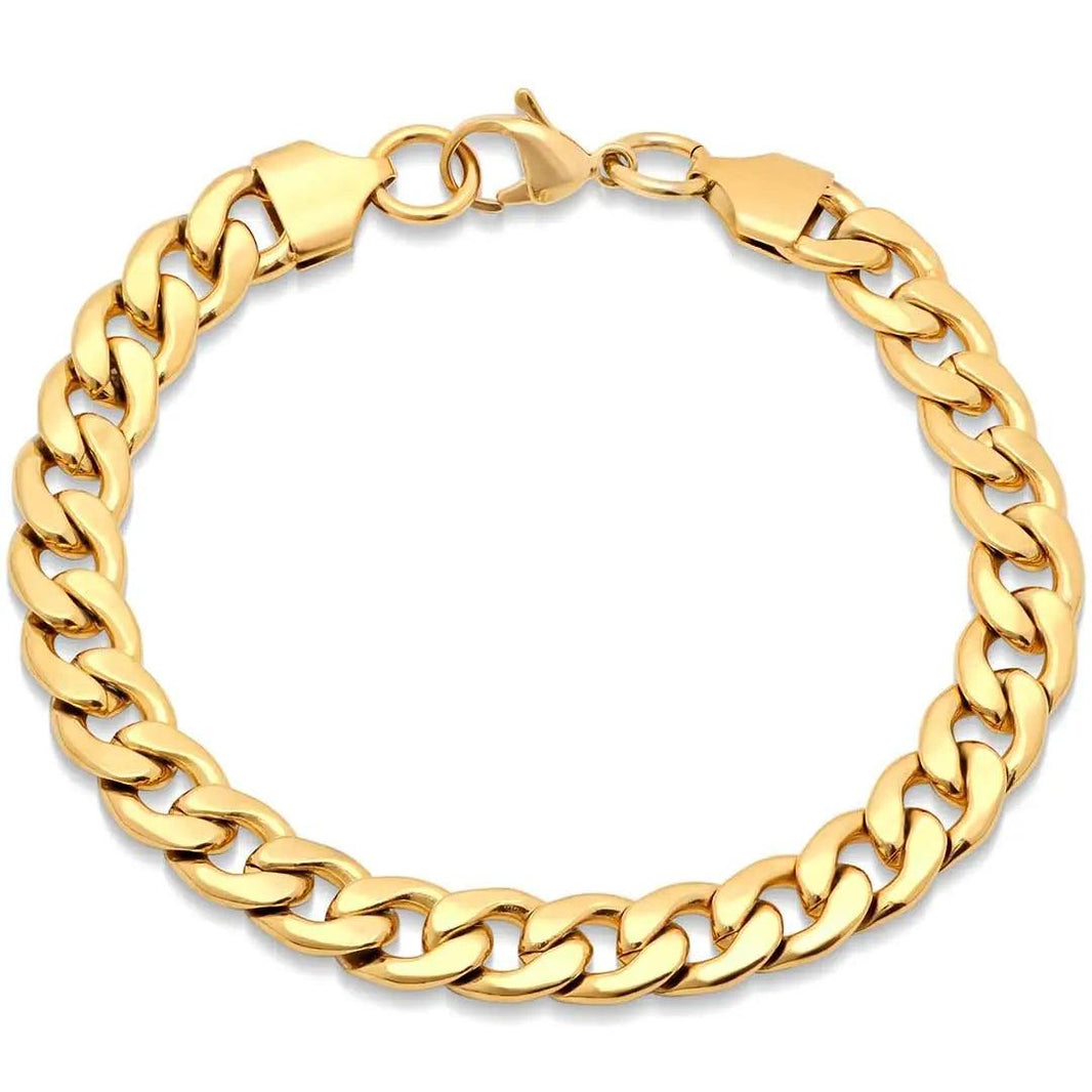 Bracelet cubain classique SteeltimeEX-STOCK Canada