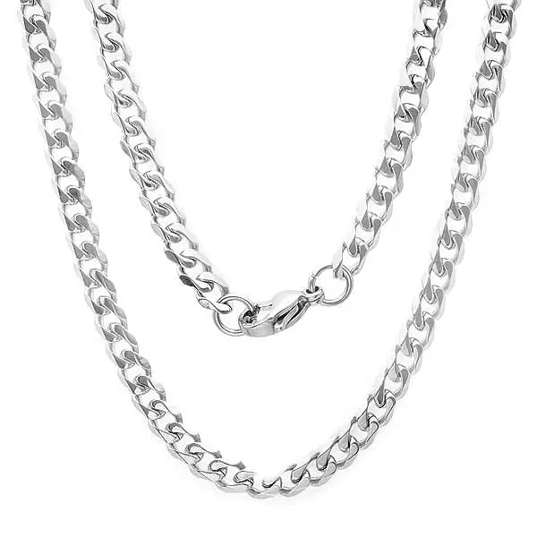 Steeltime Slim Cuban Chain Necklace EX-STOCK Canada