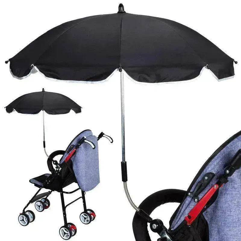 Stroller Umbrella: 360° Adjustable Accessory - EX-STOCK Canada