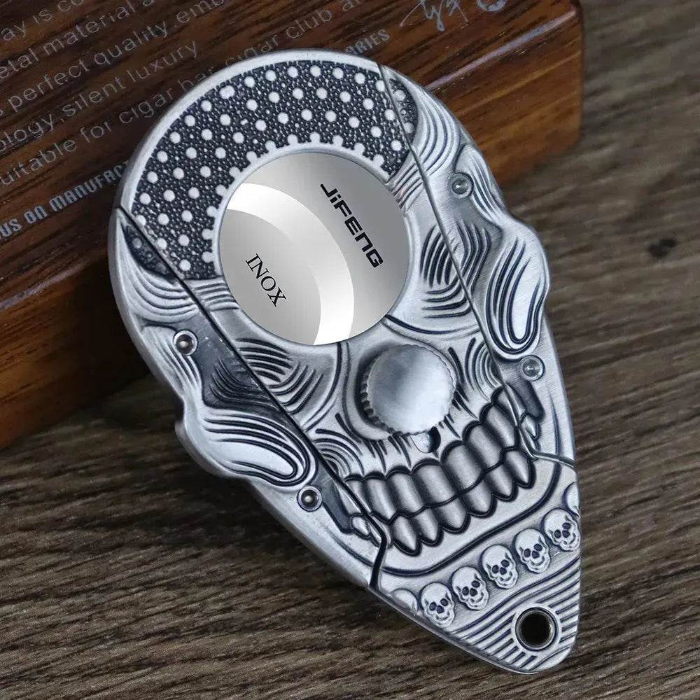 Stylish And Simple Stainless Steel Sharp Gothic Cigar Cutter - EX-STOCK Canada