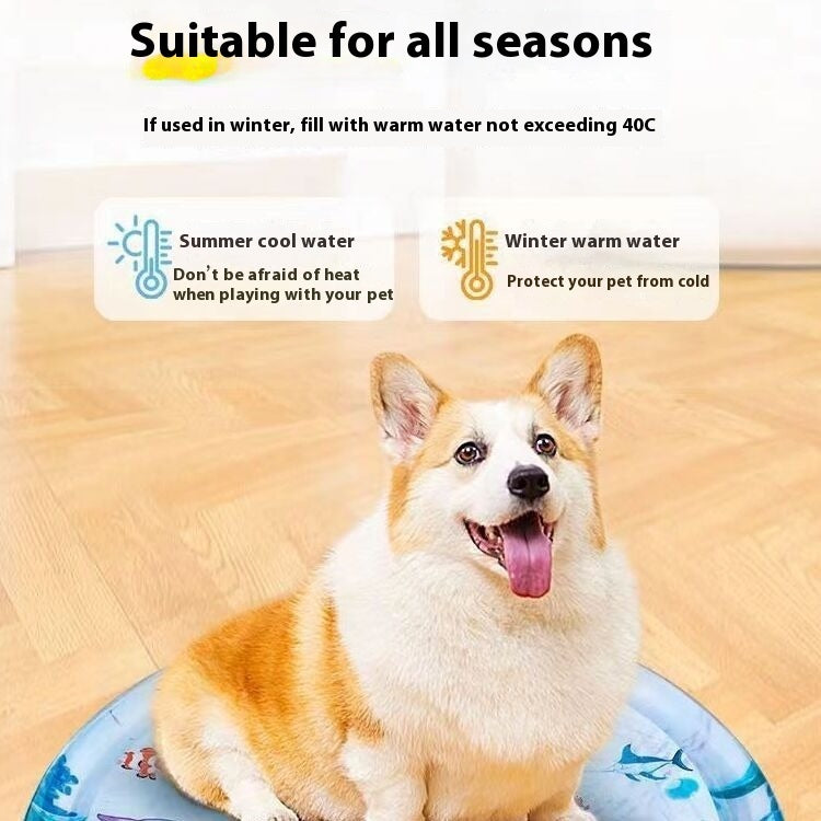 Summer Cooling Pet Water Bed Cushion Ice Pad Dog Sleeping Square Mat For Puppy Dogs Cats Pet Kennel Cool Cold EX-STOCK Canada