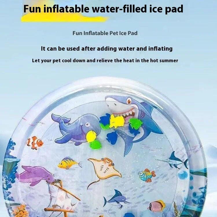 Summer Cooling Pet Water Bed Cushion Ice Pad Dog Sleeping Square Mat For Puppy Dogs Cats Pet Kennel Cool Cold EX-STOCK Canada