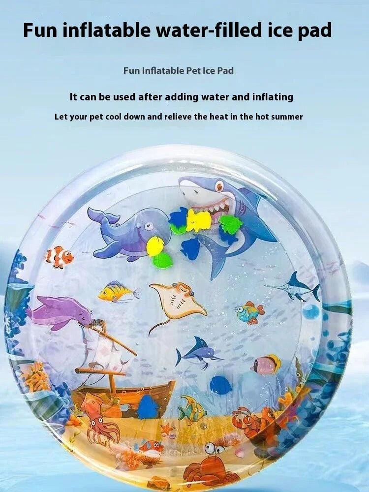 Summer Cooling Pet Water Bed Cushion Ice Pad Dog Sleeping Square Mat For Puppy Dogs Cats Pet Kennel Cool Cold EX-STOCK Canada