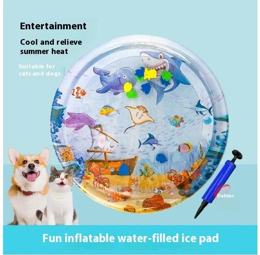 Summer Cooling Pet Water Bed Cushion Ice Pad Dog Sleeping Square Mat For Puppy Dogs Cats Pet Kennel Cool Cold EX-STOCK Canada