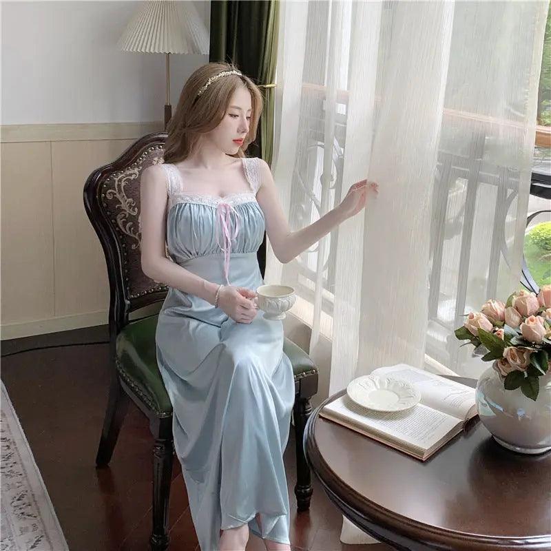 Summer French Silk Pajamas For Women - EX-STOCK Canada