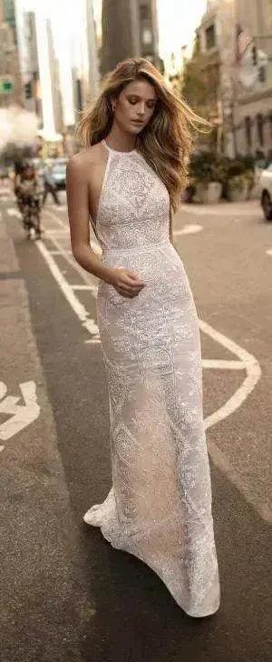 Summer Halter Sleeveless Long Dress Elegant Charming Backless Lady Party Dress Women - EX-STOCK Canada