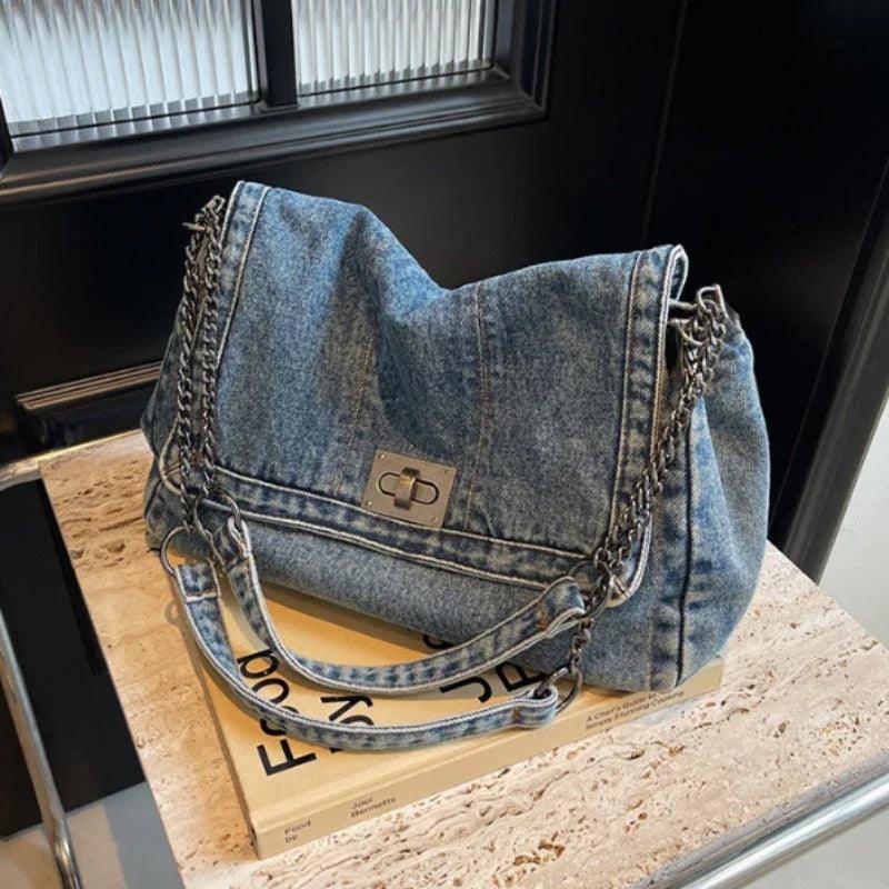 Bolso de cadena de nueva moda de verano con gran capacidad para hombro y bandoleraEX-STOCK Canada