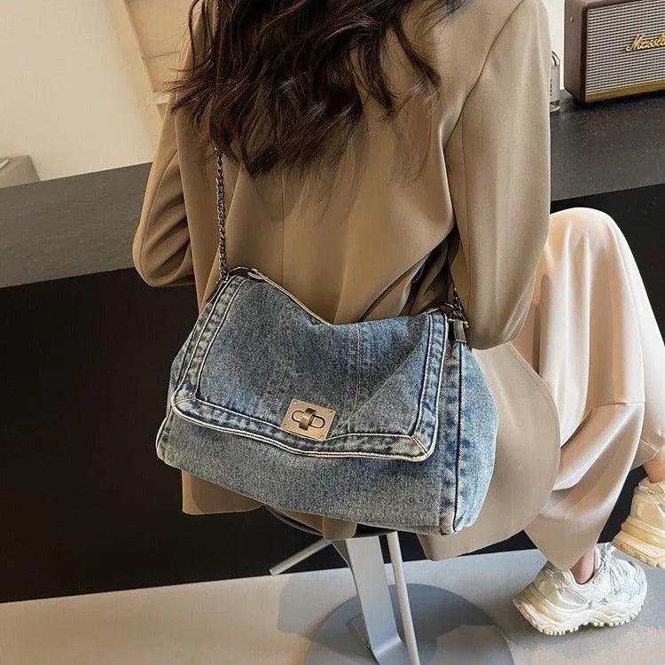 Summer New Fashion Chain Bag Large Capacity Shoulder Messenger Bag EX-STOCK Canada