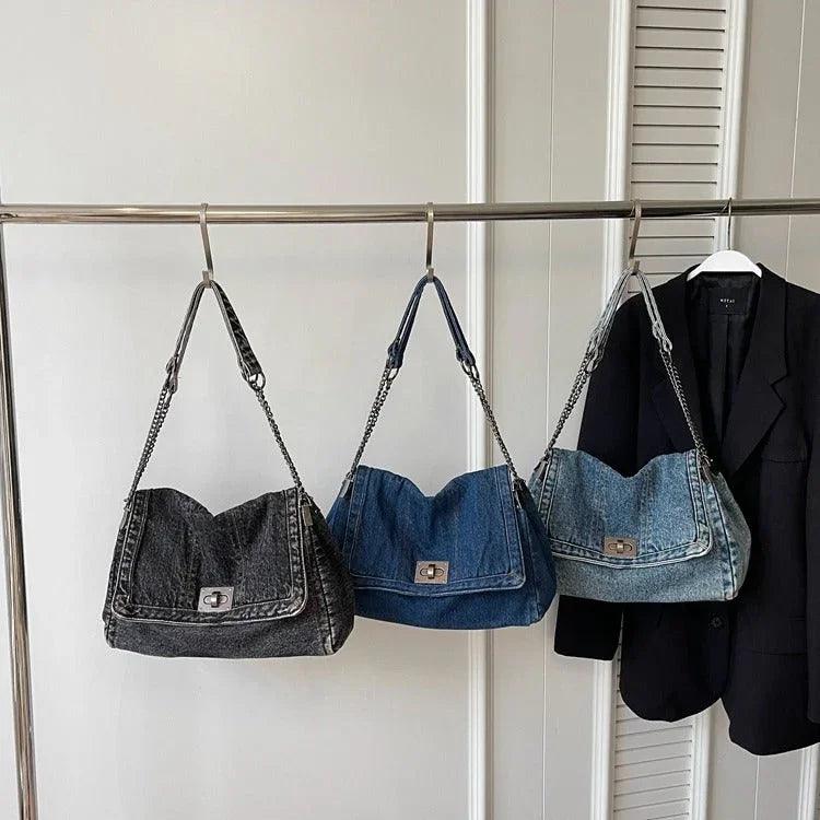 Summer New Fashion Chain Bag Large Capacity Shoulder Messenger Bag EX-STOCK Canada