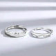Sun Moon Couple Ring Sterling Silver Luxury Niche Design Sense Ring - EX-STOCK Canada