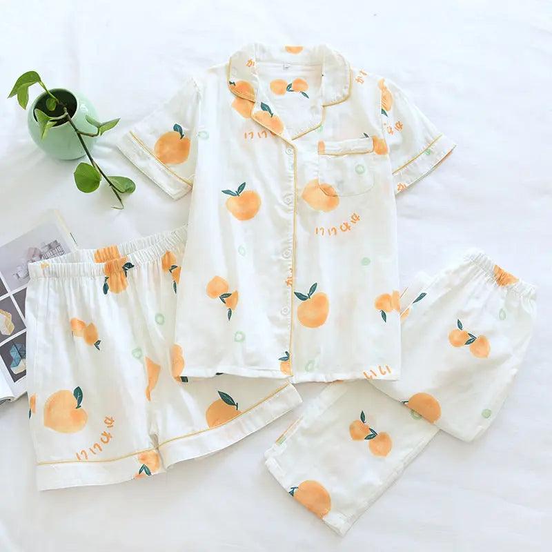 Sweet Purified Cotton Gauze Pajamas For Women - EX-STOCK Canada