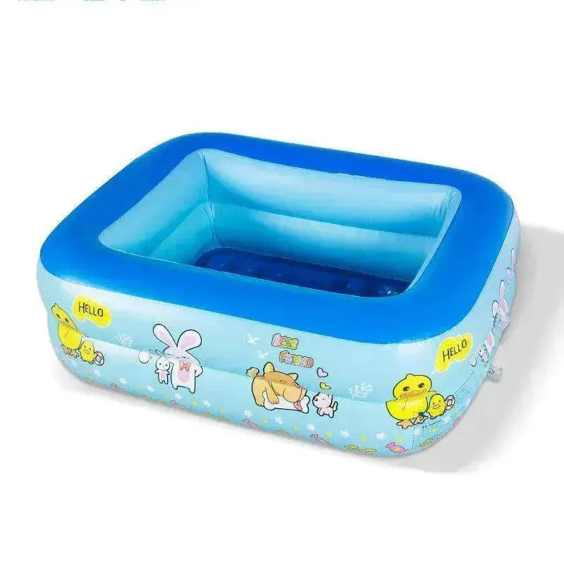 Piscina engrosada, piscina inflable de tamaño completo sobre el suelo para la familia Kiddle, para adultos, niños, bebés, inflable para el patio trasero, jardín, fiesta - EX-STOCK CANADA