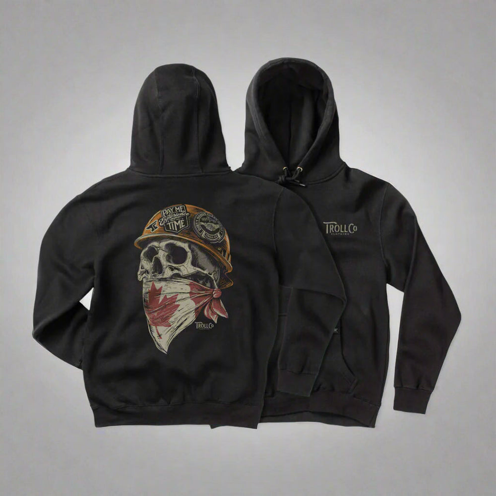DHCM Men's Hoodie - Pay Me For My Experience, Not My Time EX-STOCK Canada