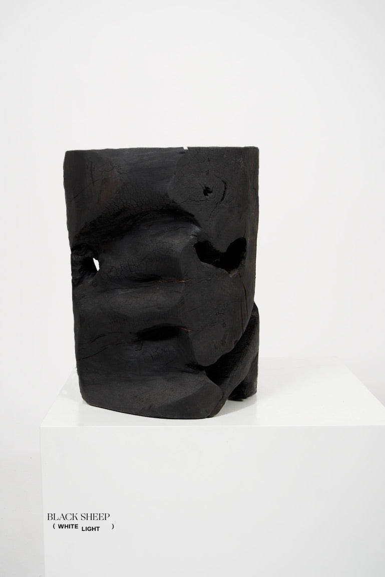 Burnt Teak Round Side Table or Stool EX-STOCK Canada