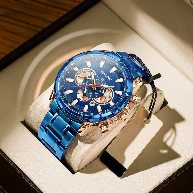 Tactical Motorcycle Waterproof Luminous Watch Timing Multi-Pointer EX-STOCK Canada
