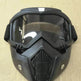 Tactical goggles for motorcycle helmet - EX-STOCK Canada