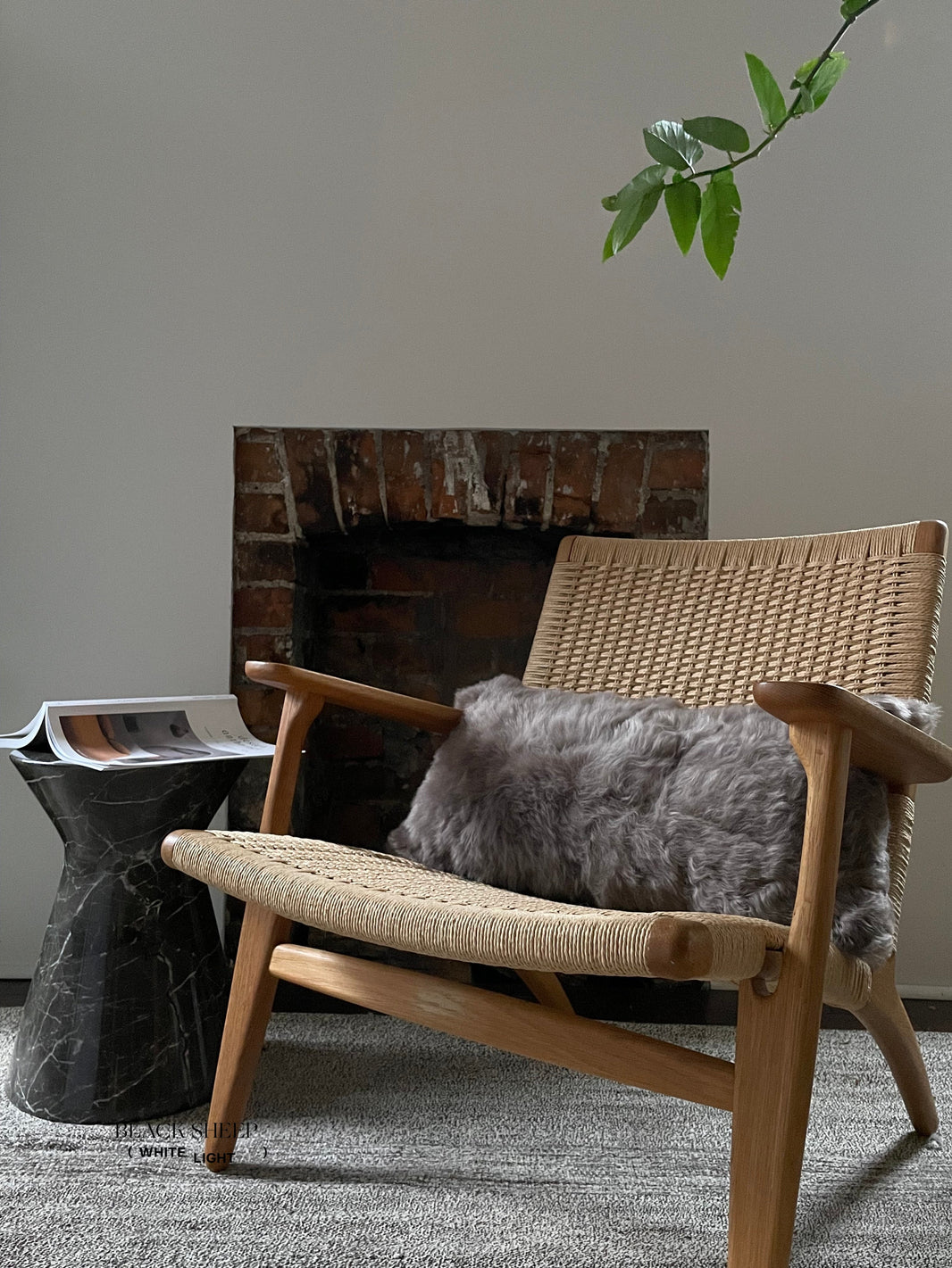 Rechteckiger geschorener Taupe-isländischer Schaffell-KissenbezugEX-STOCK Canada