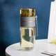 Tea Infuser Filter Separation Double Wall Glass Bottle - EX-STOCK Canada
