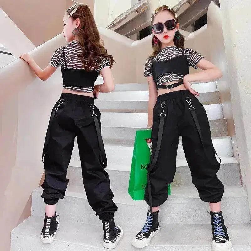 Ropa de verano para chicas adolescentes Chándal de hip-hop - EX-STOCK Canada