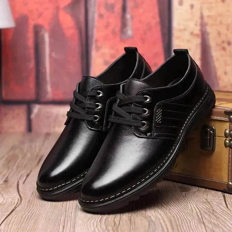 Los nuevos zapatos zapatos caen zapatos casuales de negocios para hombre zapatos para hombres zapatos zapatos redondos estilo británico para papá - EX-STOCK Canada
