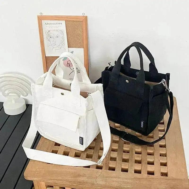 Sac bandoulière en toile tridimensionnel à multiples poches - EX-STOCK Canada