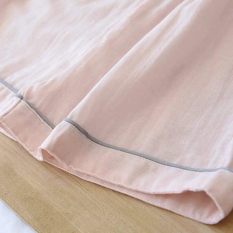 Three-piece Cotton Gauze Pajamas For Women - EX-STOCK Canada