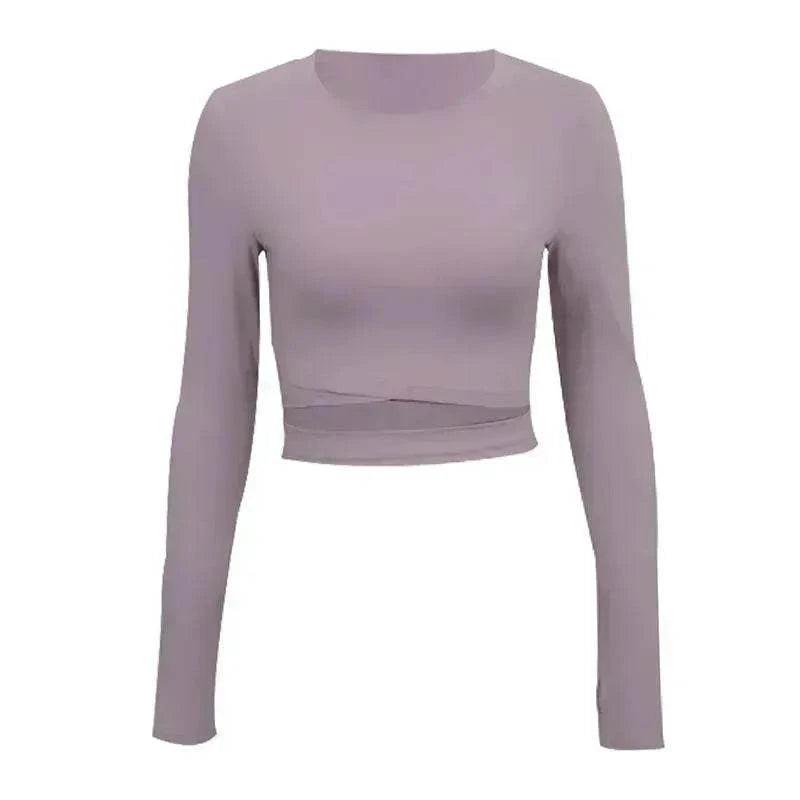 Tight-fitting Navel-bearing Sports Running Gym Yoga Wear - EX-STOCK Canada
