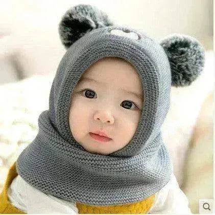 Toddler Boys And Girls Baby Woolen Hats Thickened To Keep Warm - EX-STOCK Canada