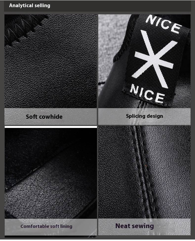 Toed First Layer Cowhide Sandals Men's Bag Heel Side Empty Leather Beach Non-slip Wear-resistant  EX-STOCK CANADA