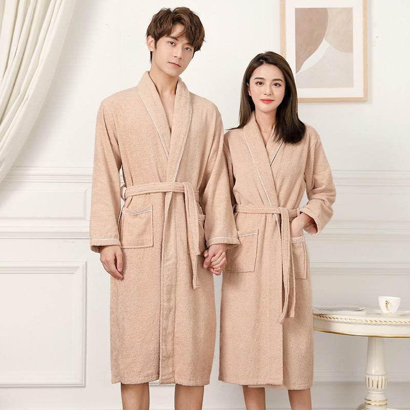 Towel Material Bathrobe Men's And Women's Pajamas EX-STOCK CANADA
