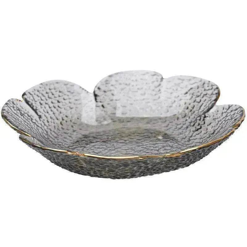 Traditional Japanese Style Hammer Pattern Petal Glass Bowl Set - EX-STOCK Canada