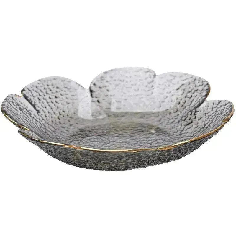 Traditional Japanese Style Hammer Pattern Petal Glass Bowl Set - EX-STOCK CANADA