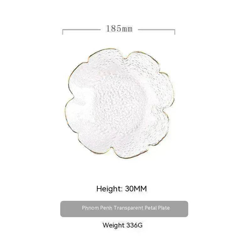 Traditional Japanese Style Hammer Pattern Petal Glass Bowl Set - EX-STOCK Canada