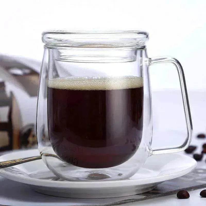 Transparent Double Coffee Cup Mug - EX-STOCK Canada
