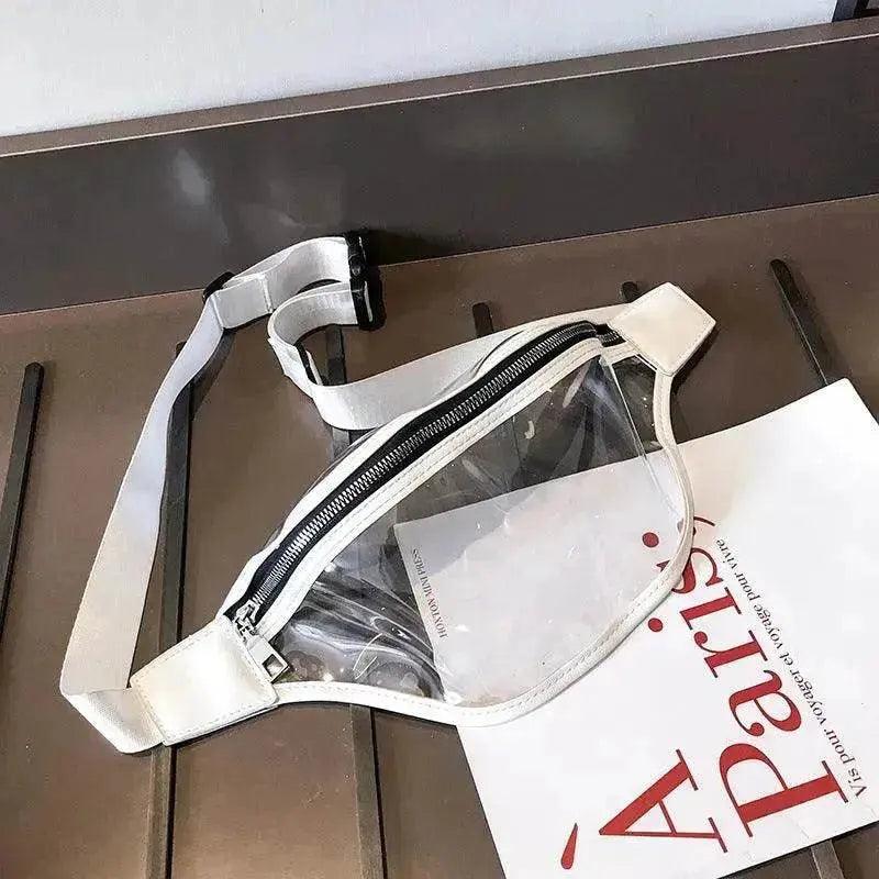Bolsa de Plástico Transparente con Cremallera para Mujer, Chicas, Cintura, Estilo Banana, Cinturón de Mujer - EX-STOCK Canada