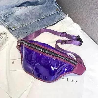 Bolsa de Plástico Transparente con Cremallera para Mujer, Chicas, Cintura, Estilo Banana, Cinturón de Mujer - EX-STOCK Canada