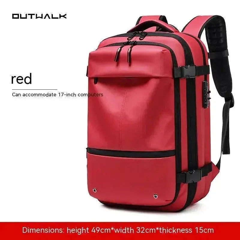Travel Backpack Men's Business Multifunction Computer Bag Vacuum Compression Large-capacity Backpack - EX-STOCK Canada