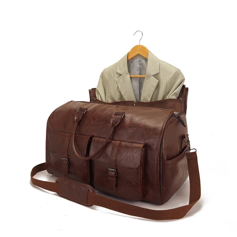 Travel Convenient Portable Garment Bag PU Leather Luggage Bag EX-STOCK Canada