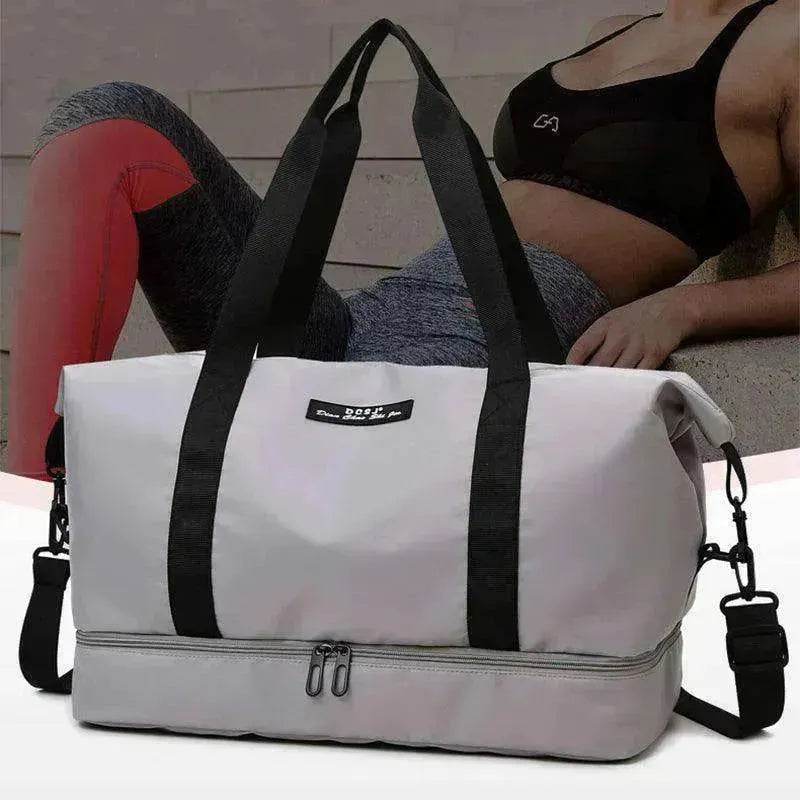 Travel Duffle Bag With Shoes Compartment Gym Waterfproof Handbag - EX-STOCK Canada